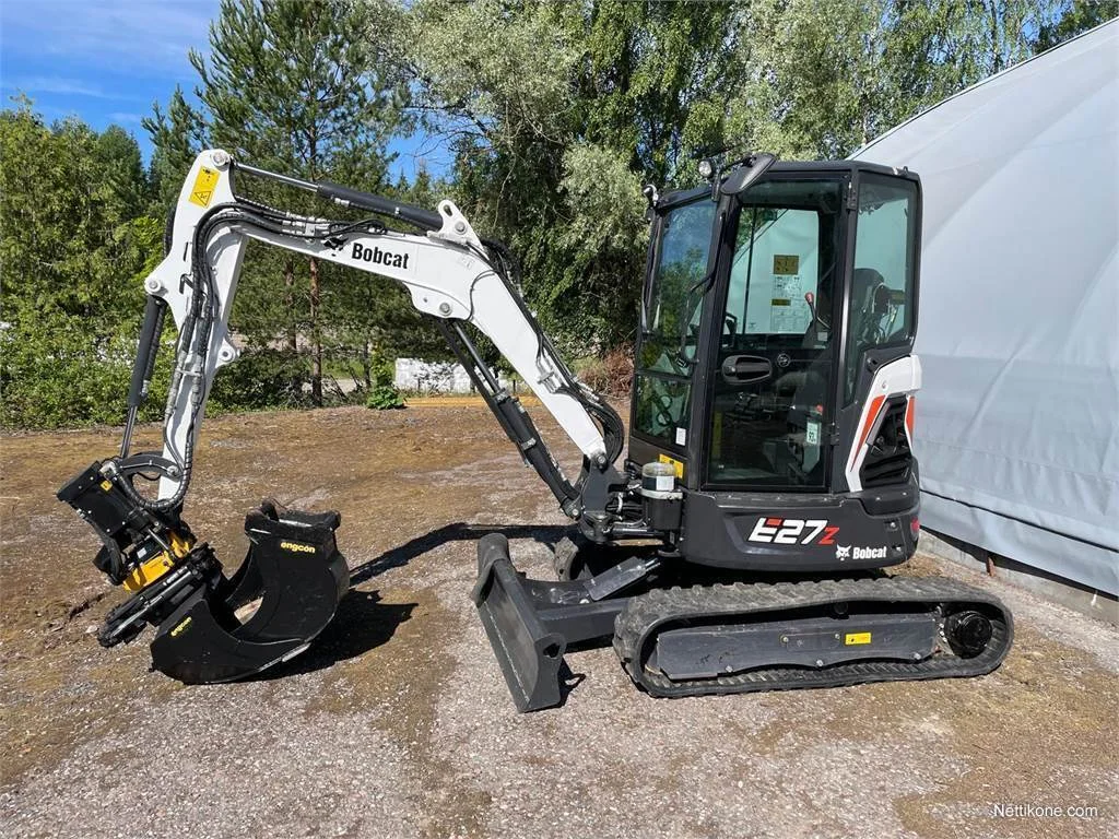 Bobcat E27Z Minipelle — Tiltrotateur Engcon EC204, 4 godets, 2705 kg, 315 h occasion