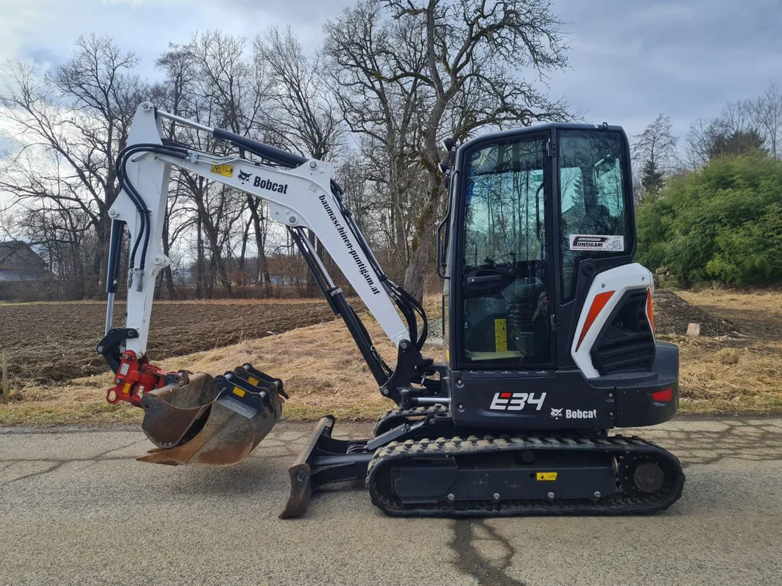 Bobcat E34 Mini pelle — 3,48 t, Kubota 18,2 kW, occasion 2019