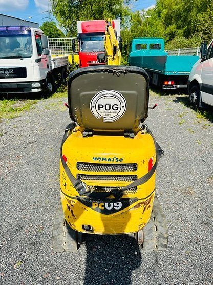 Komatsu PC 09-1 Ultra-kompakter Minibagger 800 kg Gebraucht – Bild 7