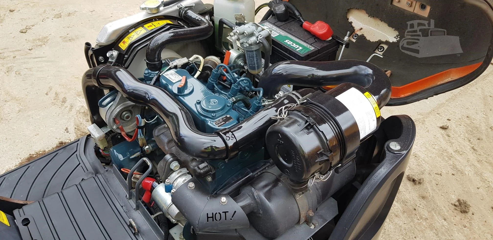 Kubota K008-3 Ultra-Kompakt-Minibagger 980 kg Gebraucht (2021) – Bild 7