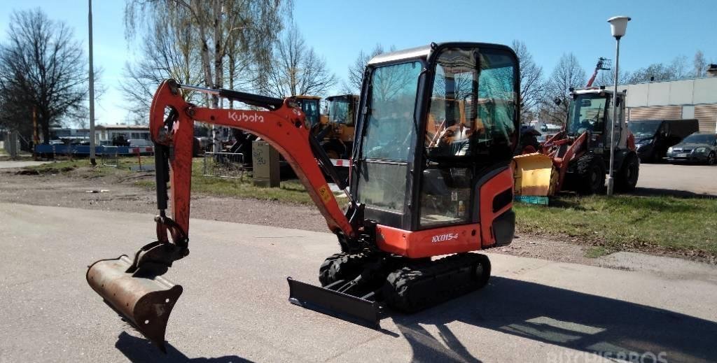 Kubota KX015-4 Minibagger 1,5 t – Gebraucht (2015)