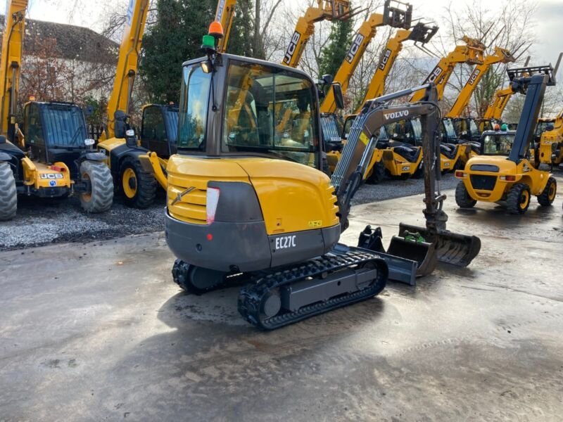 Volvo EC27C Minibagger 2,8 Tonnen Gebraucht (Baujahr 2015) – Bild 10