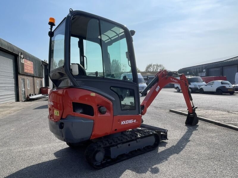 Kubota KX016-4 Minibagger 1,6 t Baujahr 2013 Gebraucht – Bild 3