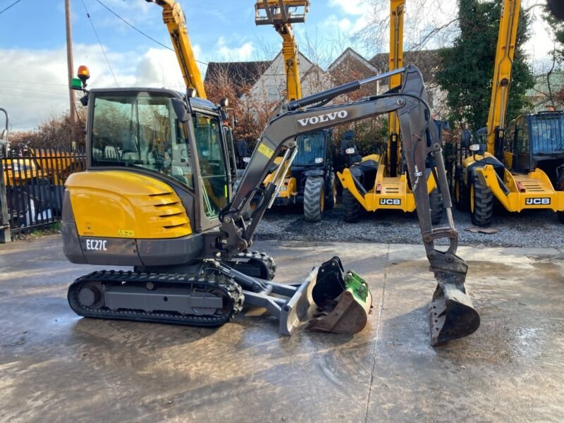 Volvo EC27C Minibagger 2,8 Tonnen Gebraucht (Baujahr 2015) – Bild 9