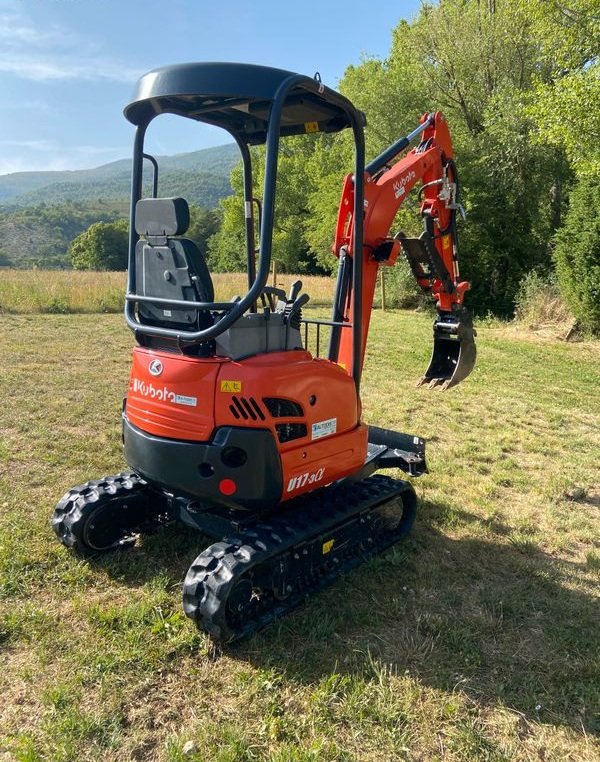 Kubota U17-3A Mini pelle — 1,7 t, 2016, 370,5 h, voie variable, attache rapide occasion – Bild 2