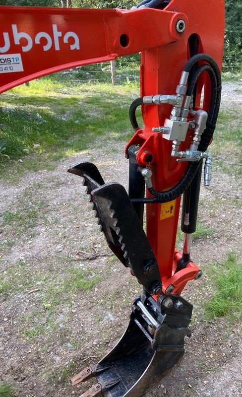 Kubota U17-3A Mini pelle — 1,7 t, 2016, 370,5 h, voie variable, attache rapide occasion – Bild 4