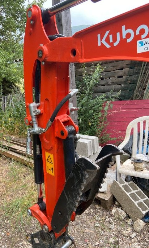 Kubota U17-3A Mini pelle — 1,7 t, 2016, 370,5 h, voie variable, attache rapide occasion – Bild 5