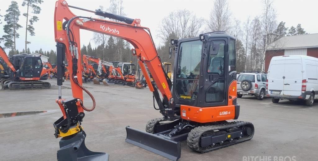 Kubota U36-4 Minibagger 3,6 t Baujahr 2022 Gebraucht