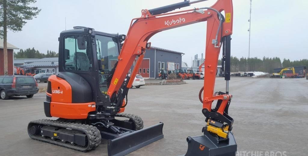 Kubota U36-4 Minibagger 3,6 t Baujahr 2022 Gebraucht – Bild 2