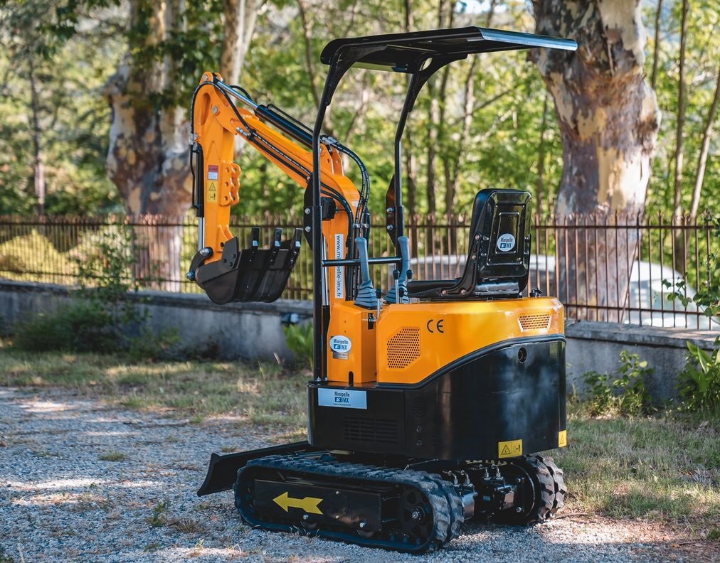 IMX LEADER FRANCAIS Mini pelle — 800 kg, largeur 93 cm, profondeur 1,65 m neuf