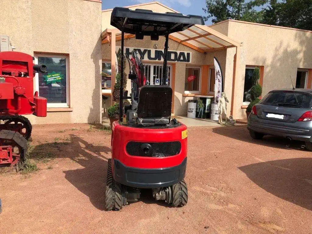 LUCLA Mini pelle 1 tonne, moteur KOOP-192 F diesel, godet, CE, 1,4 h, 2021-2022 occasion – Bild 5